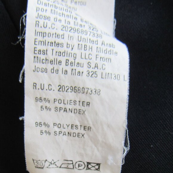 essentiel by Michelle Belau Womens Classic Navy Blue Mini Pencil Skirt Size L - Picture 7 of 9